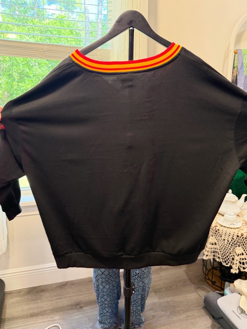 Warner Bros. Harry Potter Black Sweatshirt with Red and Yellow Trim - Picture 3 of 4